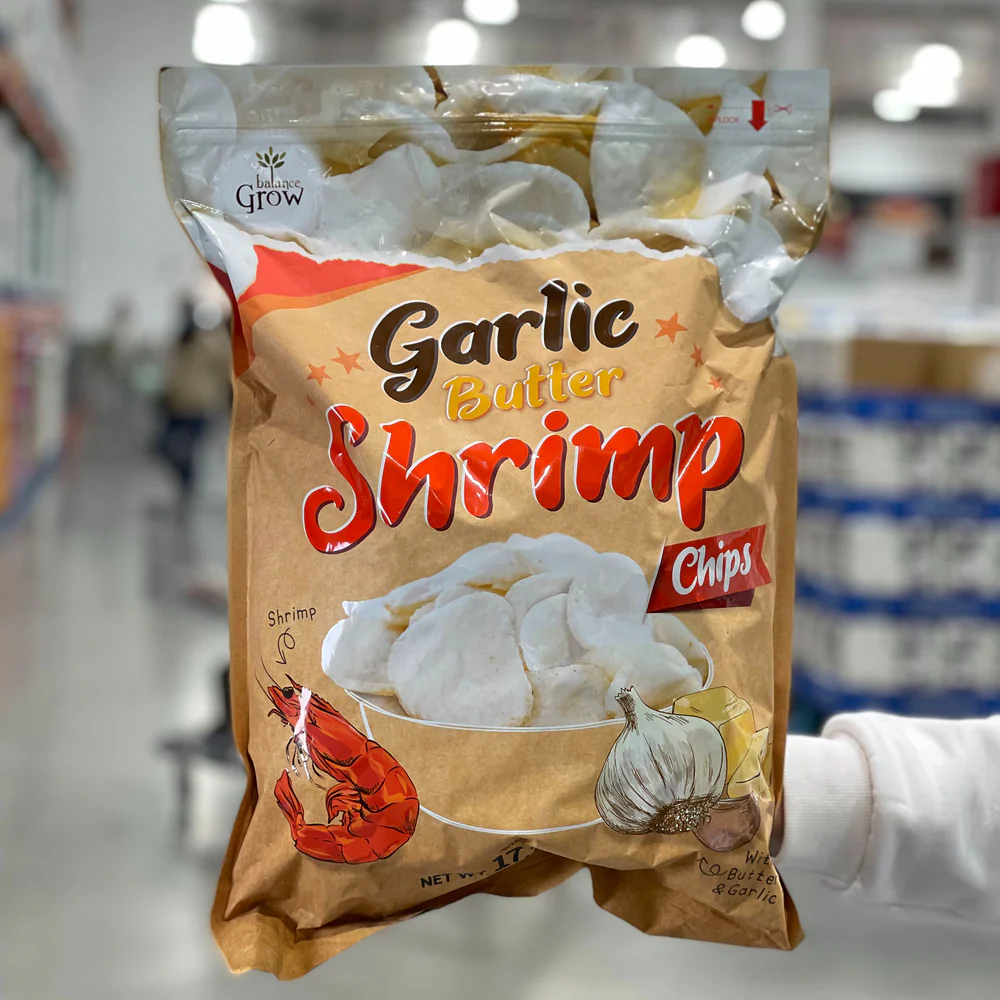 Balance Grow Garlic Butter Shrimp Chips 490g - Limited Import - Image 3