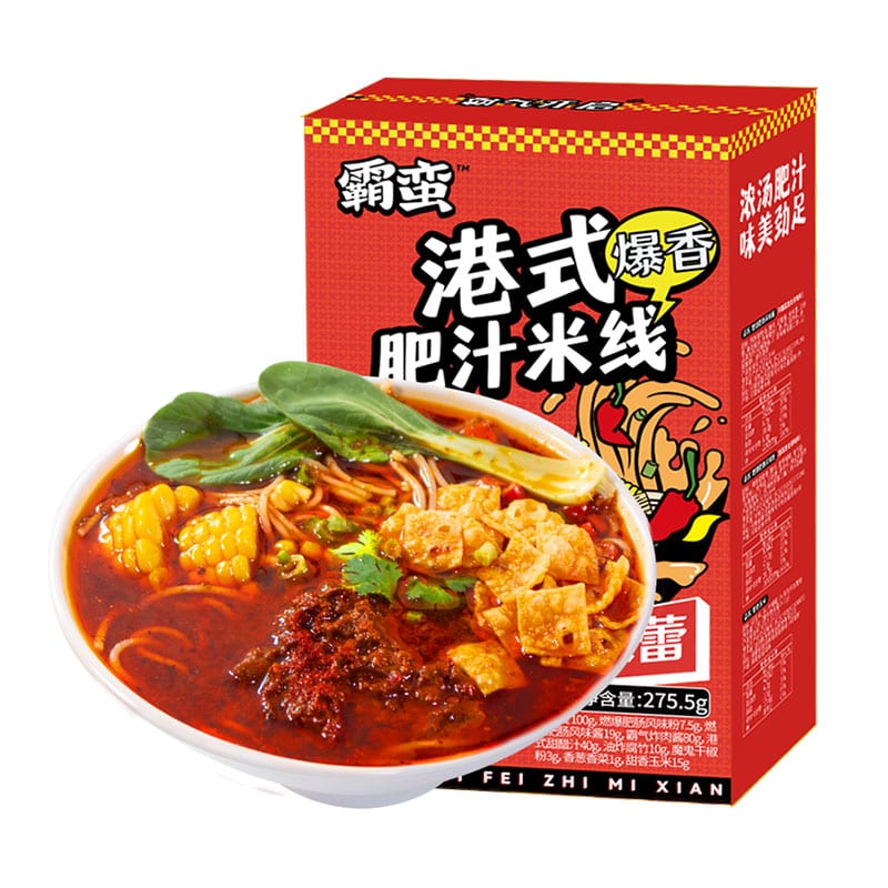 Baman Hong Kong Style Spicy Intestine Rice Noodles - 275.5g
