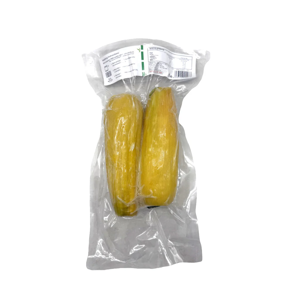 Bamboo Tree Boiled Waxy Corn 520g - Frozen Waxy Corn Cobs - Image 2