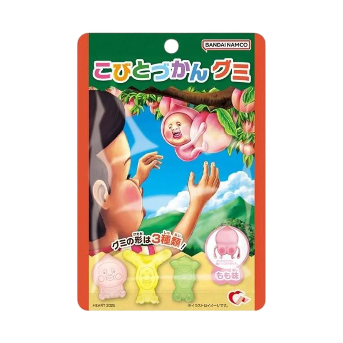 Bandai Namco Kobito Zukan Peach Gummy Candy 41g