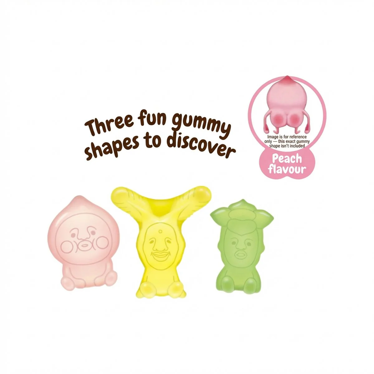 Bandai Namco Kobito Zukan Peach Gummy Candy 41g - Image 2