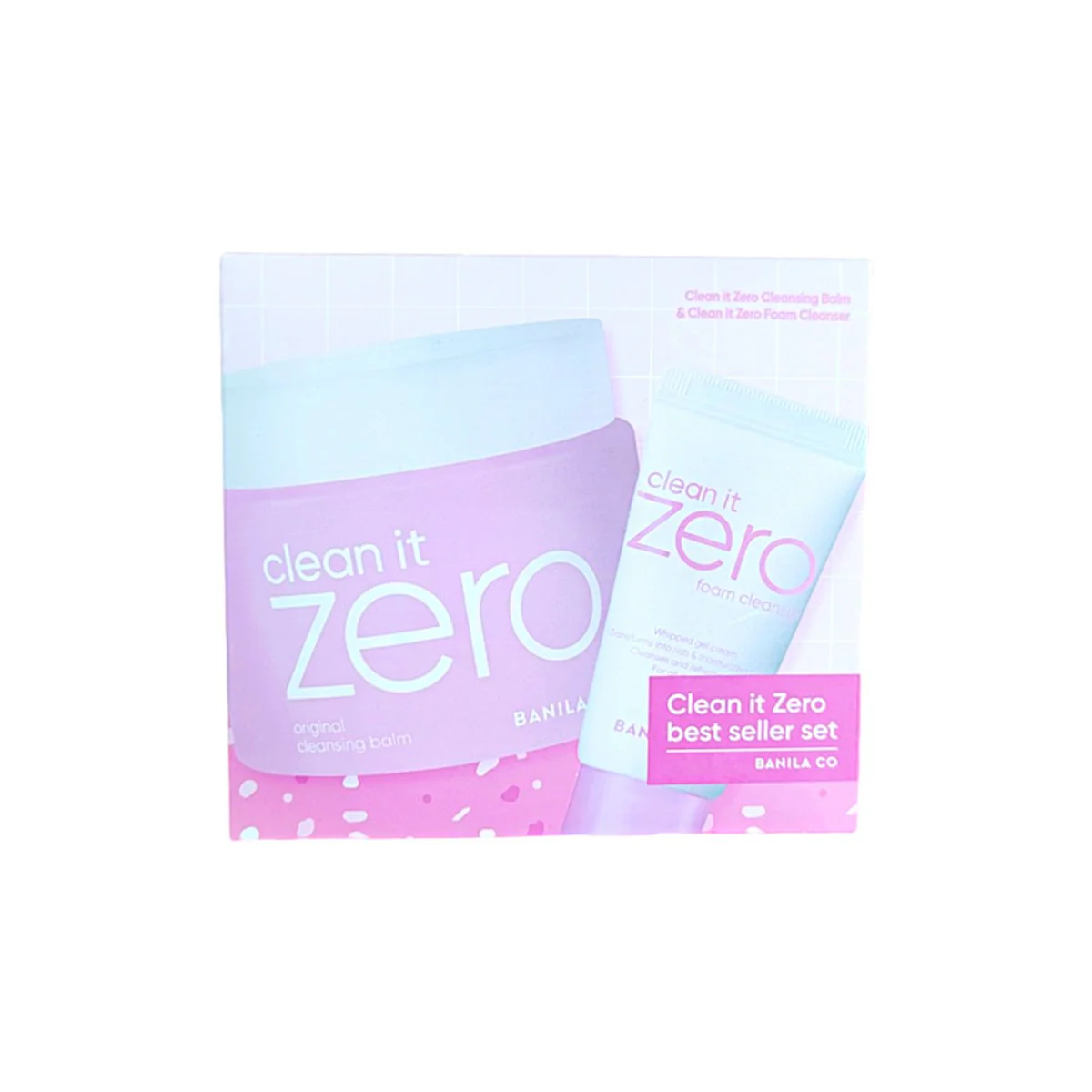 Banila Co Clean It Zero Cleansing Balm Original 180ml & Foam Cleanser 50ml Set - Image 2