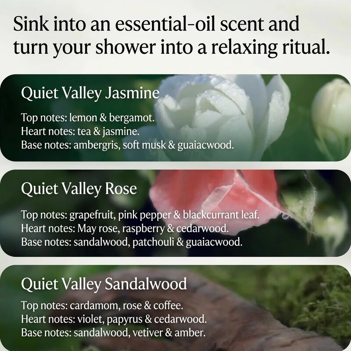 Banmu Huadian Essential Oil Fragrance Bath Oil - Valley Rose 400g - Image 4