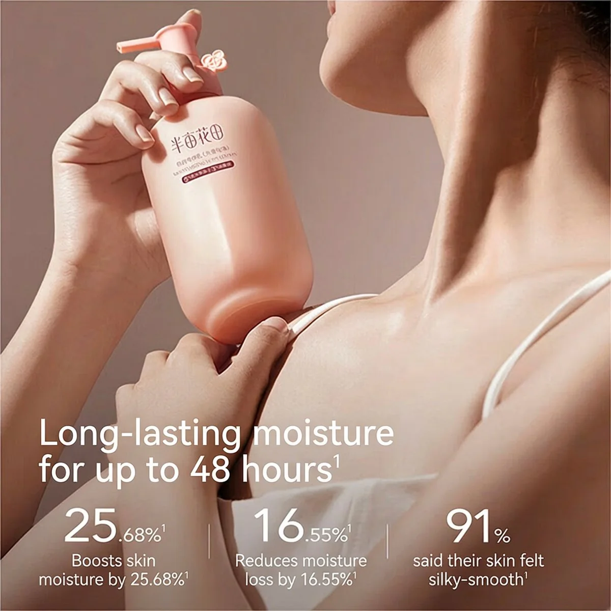 Banmu Huatian Moisturizing Body Lotion - Courtyard Jasmine, 250ml - Image 2