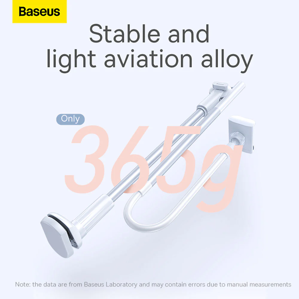 Baseus Adjustable Lazy Phone Holder - Silver - Image 2