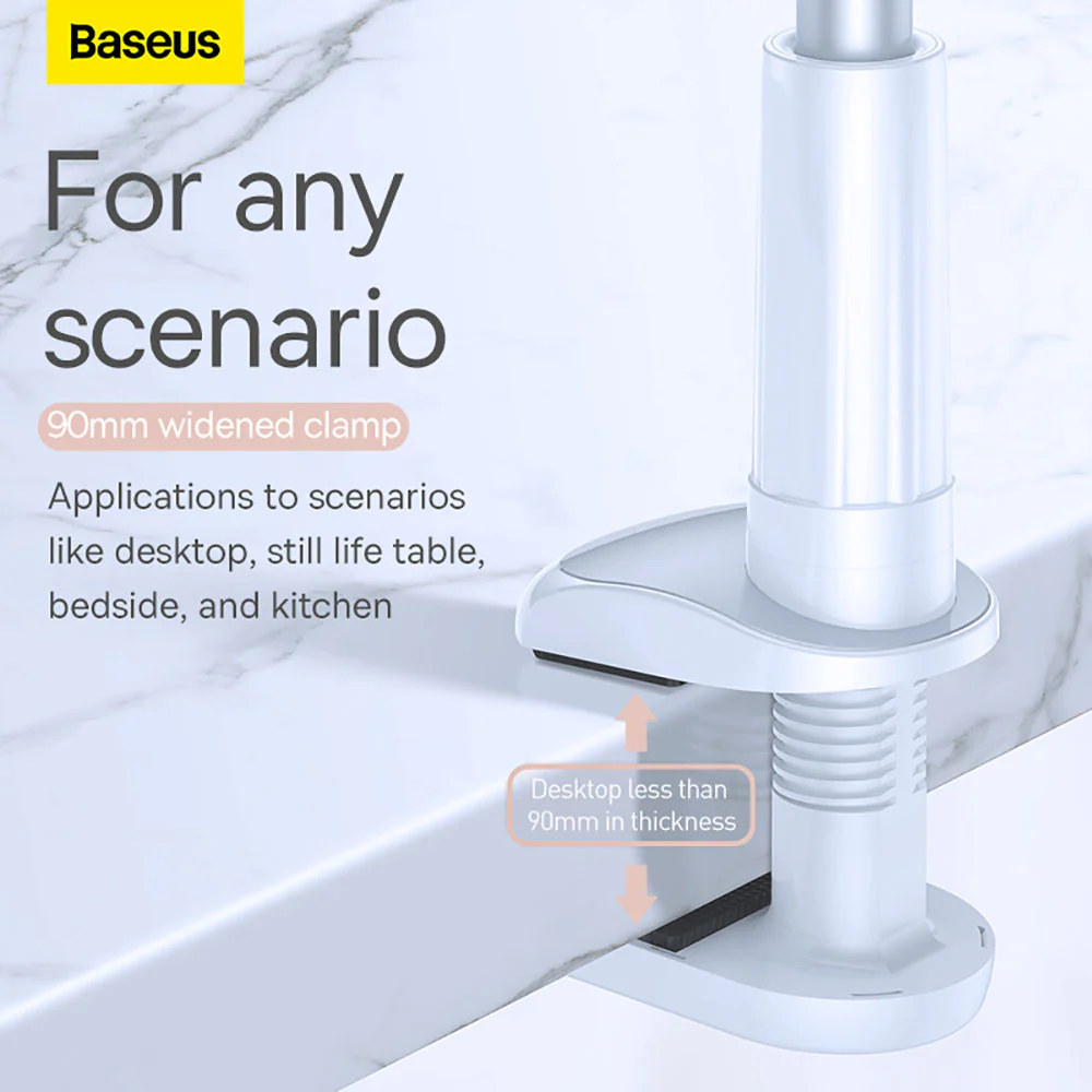 Baseus Adjustable Lazy Phone Holder - Silver - Image 5