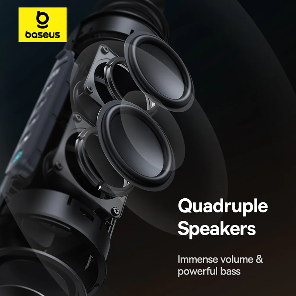 Baseus AeQur 30 Air Portable Wireless Speaker - Cold Mountain Gray - Image 2