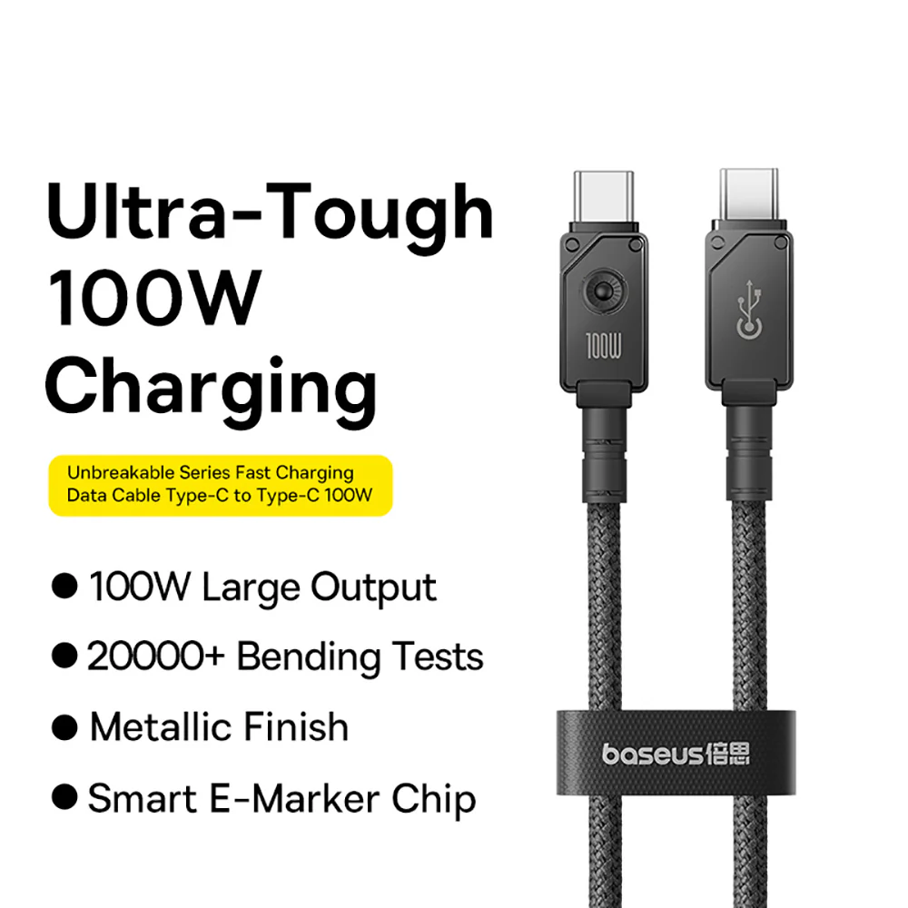 Baseus Aerospace Series Fast Charging Cable Type-C to Type-C 100W 1m - Starry Black