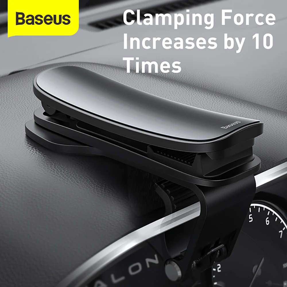 Baseus Big Mouth Pro Car Mount - Black - Image 4