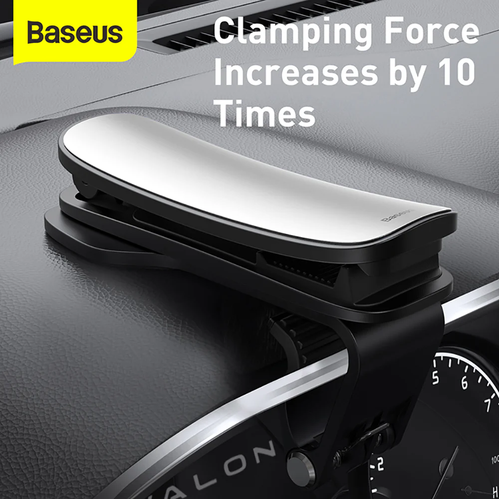 Baseus Big Mouth Pro Car Mount - Silver - Image 4