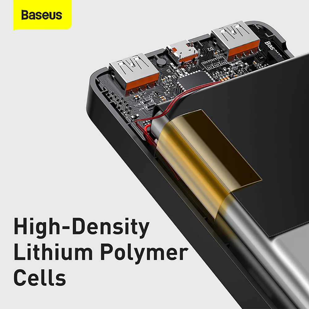 Baseus Bipow Digital Display Fast Charging Power Bank 20000mAh 20W - Black - Image 4