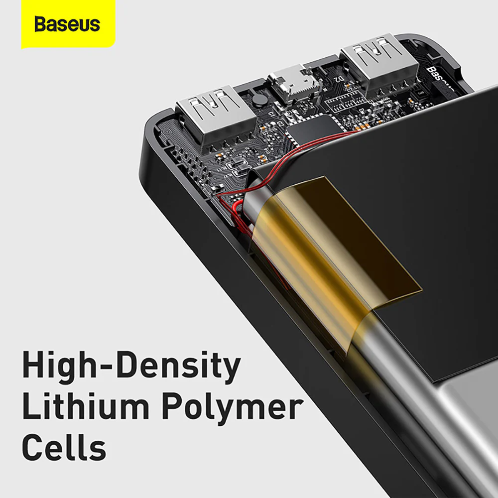 Baseus Bipow Digital Display Power Bank 20000mAh 15W - Black - Image 3