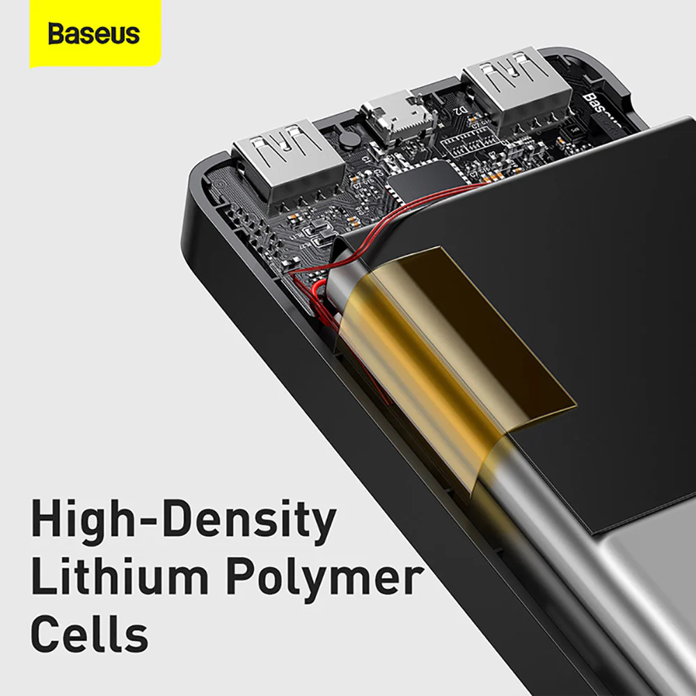 Baseus Bipow Digital Display Power Bank 30000mAh 15W - Black - Image 4