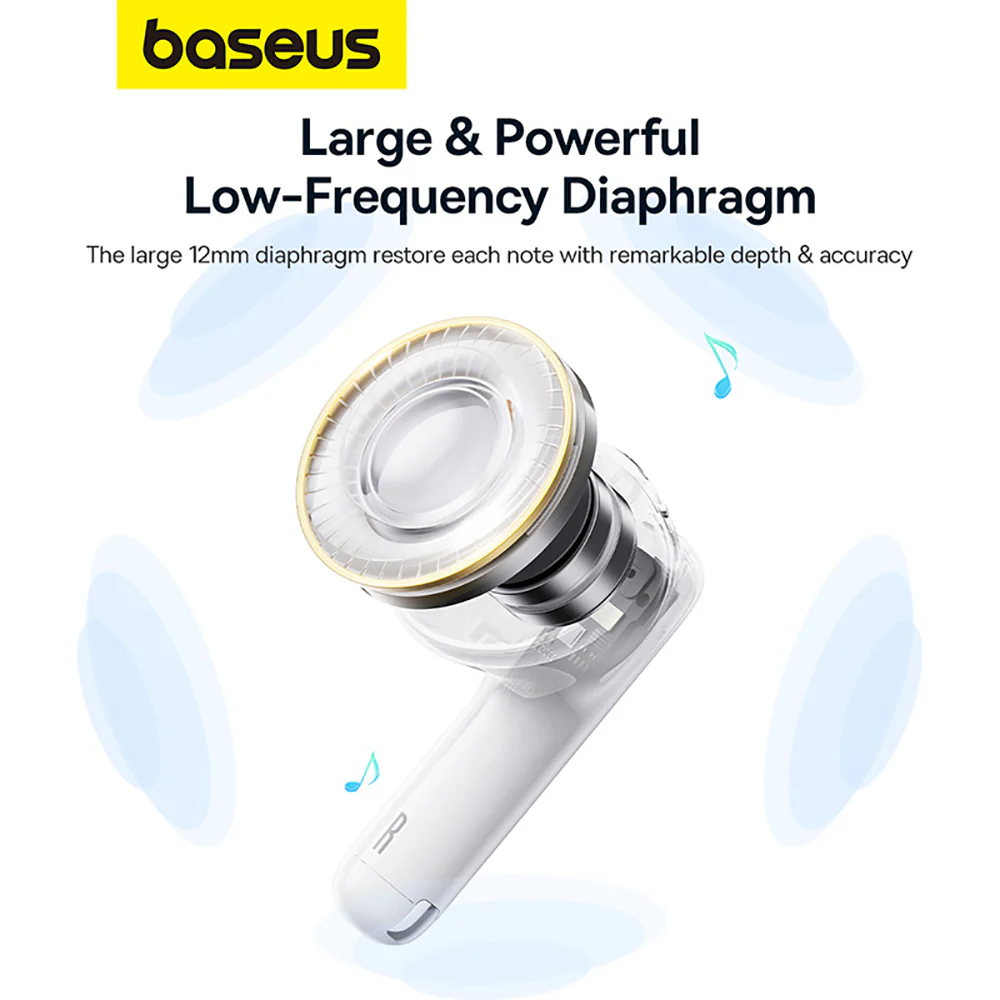 Baseus Bowie E13 TWS Bluetooth Earbuds - Moon White (International Version) - Image 5