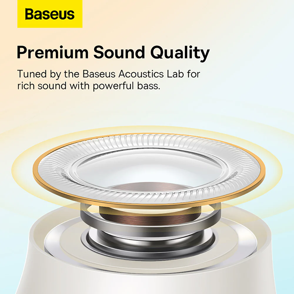 Baseus Bowie EZ10 TWS True Wireless Earphones - Starlight White - Image 5