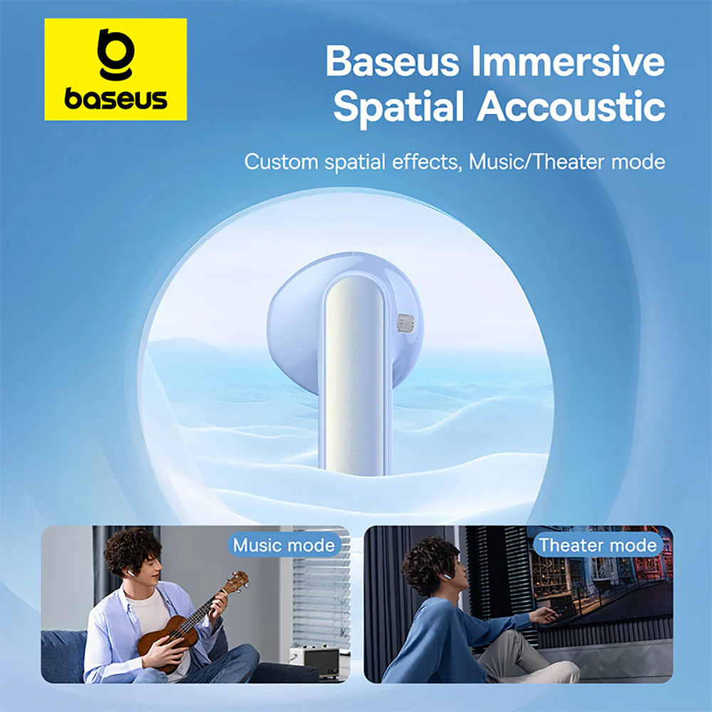 Baseus Bowie M3 TWS Bluetooth Earbuds - Starry Blue - Image 5