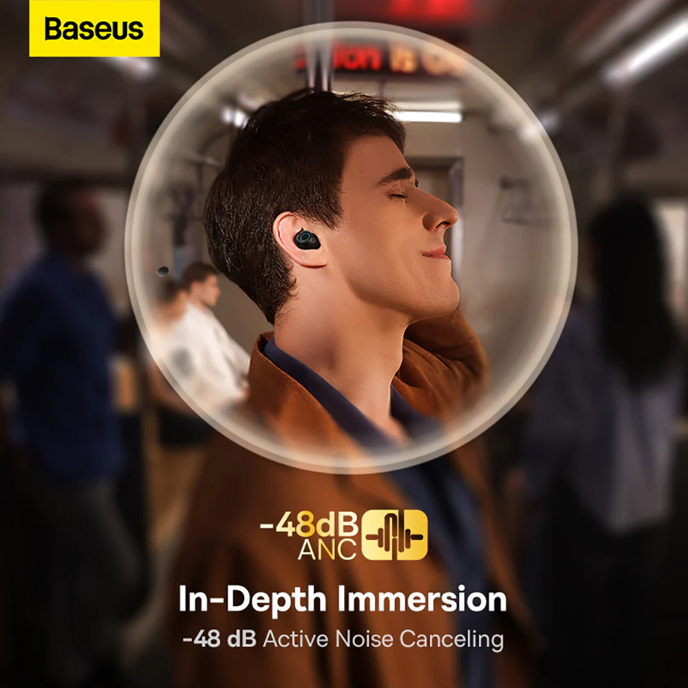 Baseus Bowie MA10 TWS Bluetooth Earbuds - Starry Black - Image 2