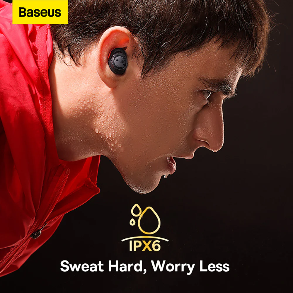Baseus Bowie MA10 TWS Bluetooth Earbuds - Starry Black - Image 4