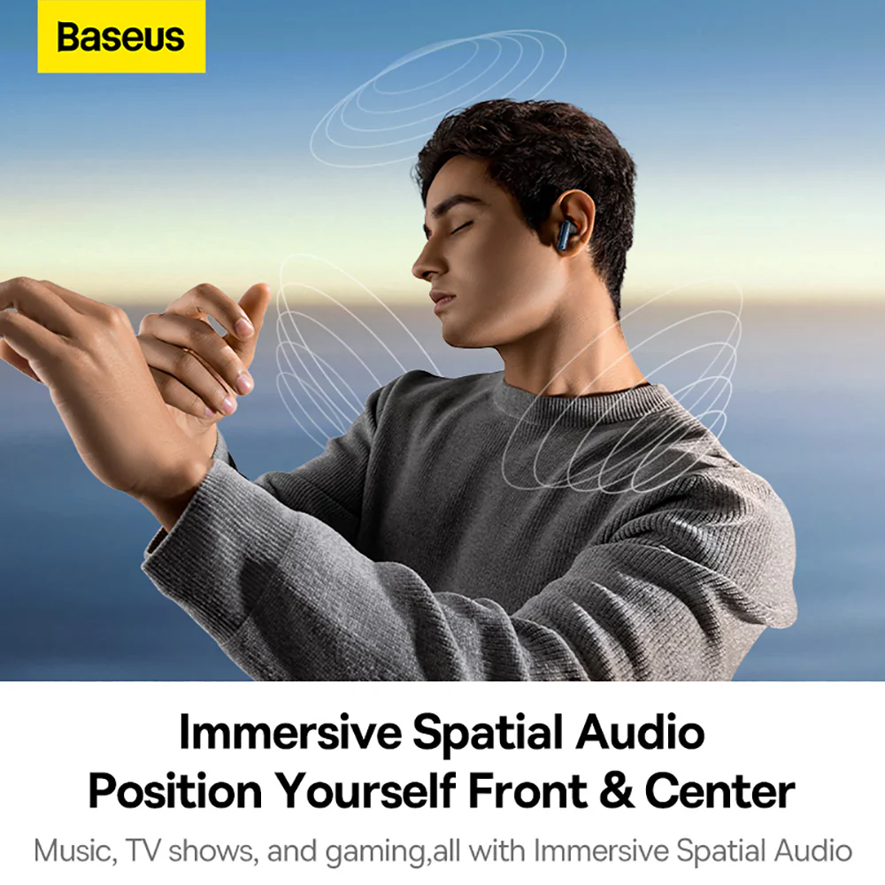 Baseus Bowie Series M2s TWS Bluetooth Earphones - Starry Black - Image 4
