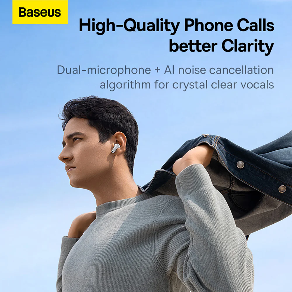 Baseus Bowie Series M2s TWS Earphones - Moonlight Color - Image 5