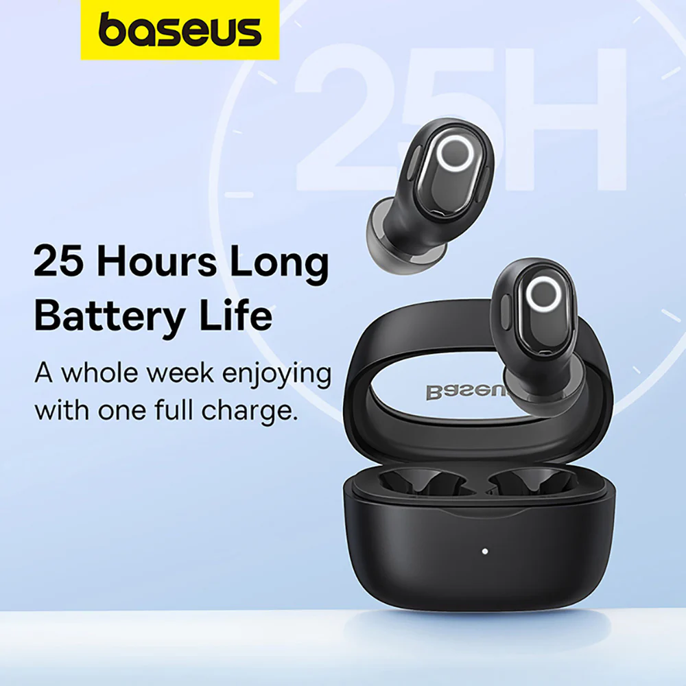 Baseus Bowie WM02 TWS True Wireless Bluetooth Earphones - Black - Image 5