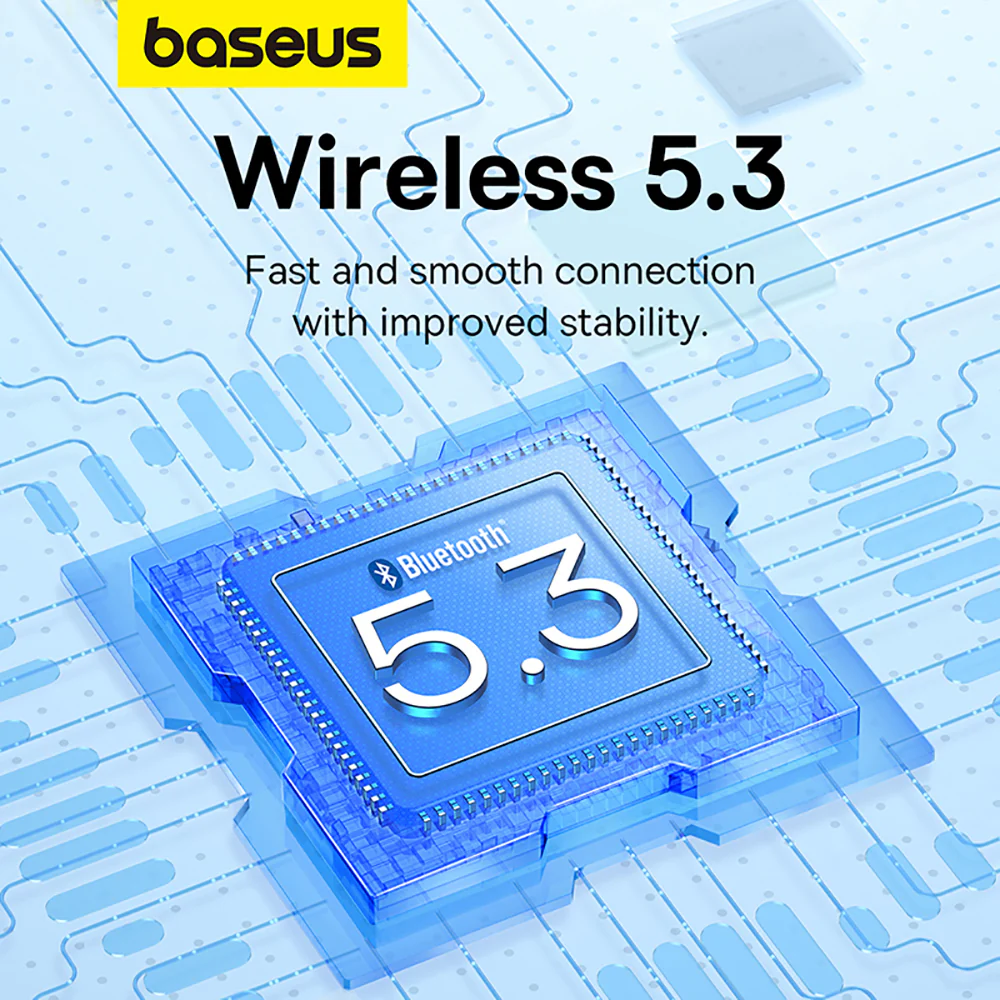 Baseus Bowie WM02 TWS True Wireless Earphones - Blue - Image 4