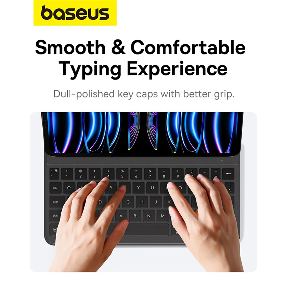 Baseus Brilliance Series Magnetic Keyboard Case - Starry Black - Image 3