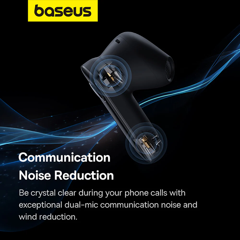 Baseus C-Mic CM10 Smart Unilateral Wireless Earphone for Car - Starry Black - Image 3