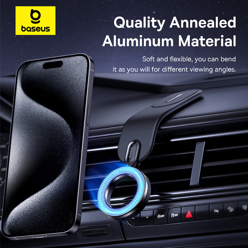 Baseus C02 Go Magnetic Car Phone Mount - Starry Black - Image 2