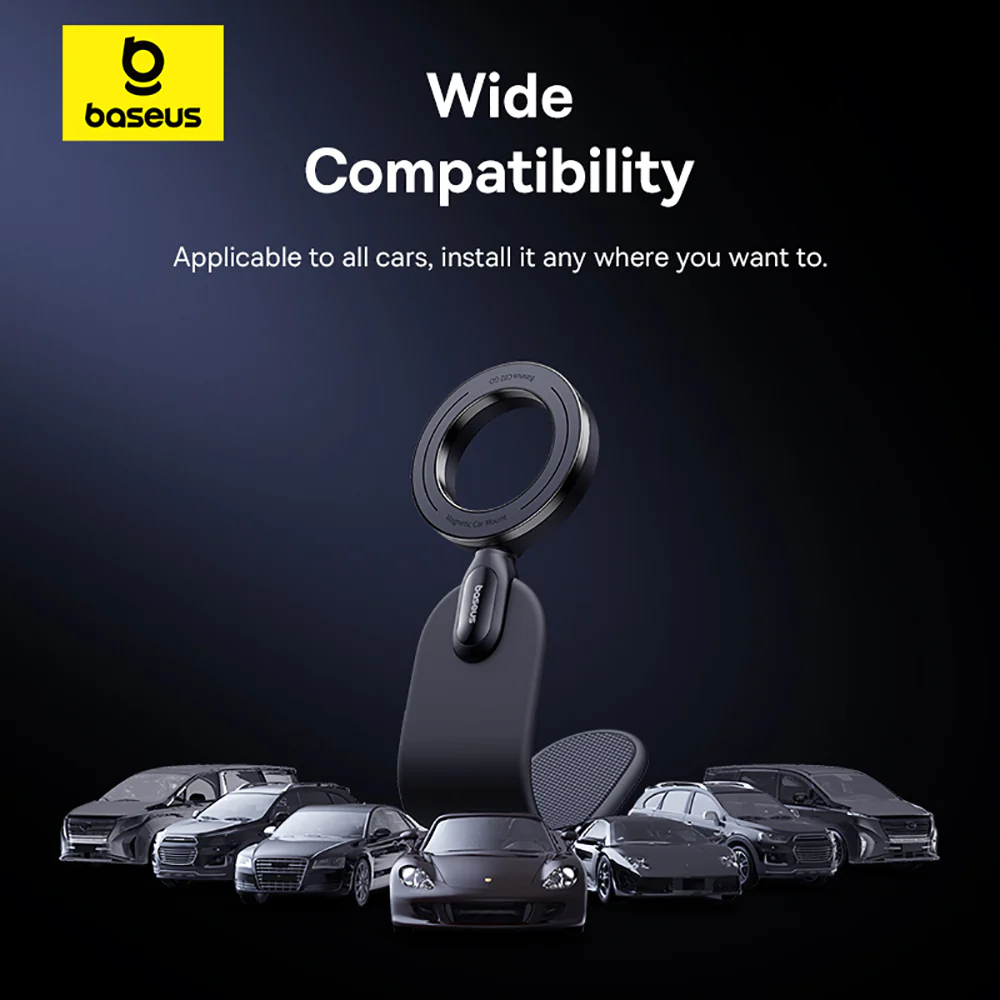 Baseus C02 Go Magnetic Car Phone Mount - Starry Black - Image 5