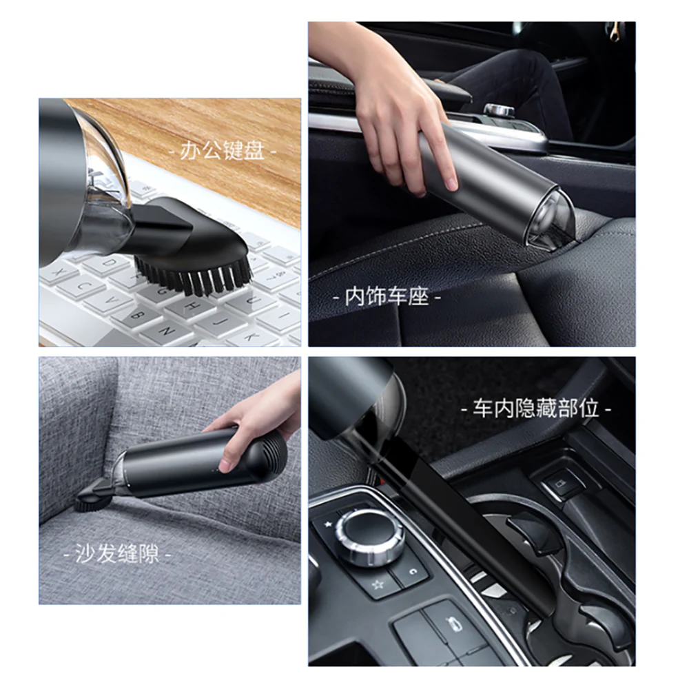 Baseus Capsule Wireless Vacuum Cleaner - Sky Black - Image 3