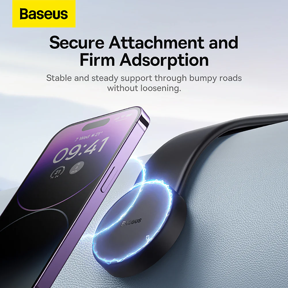 Baseus CO2 Magnetic Car Mount - Starry Black - Image 4