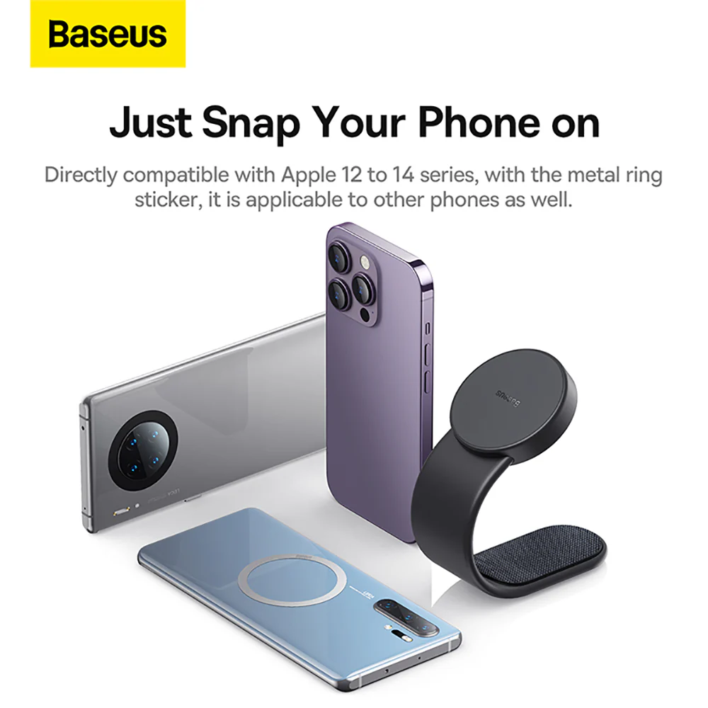 Baseus CO2 Magnetic Car Mount - Starry Black - Image 5