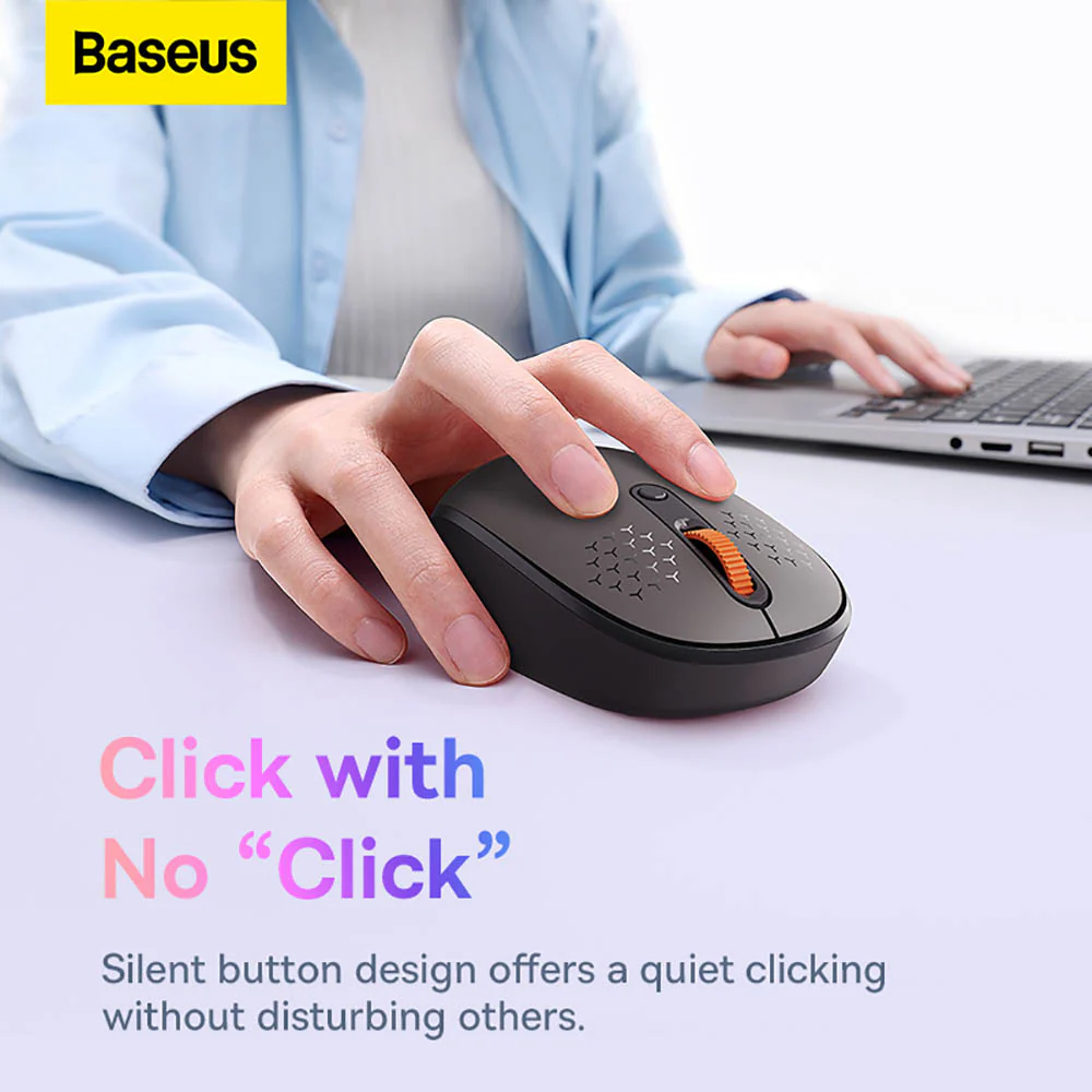 Baseus Creator Tri-Mode Wireless Mouse - Cloud Gray, International Version - Image 5