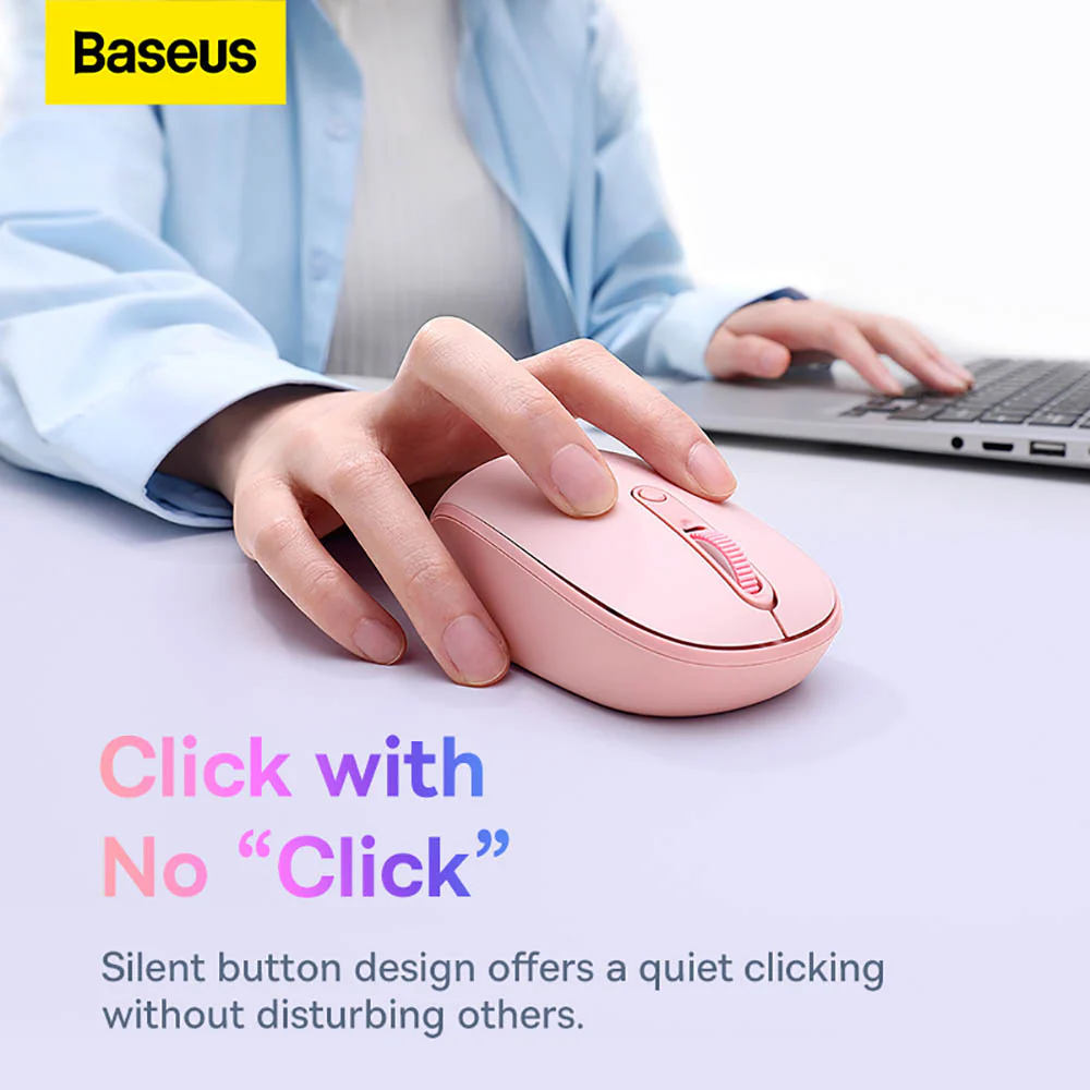 Baseus Creator Tri-Mode Wireless Mouse - Floating Pink, Overseas Edition - Image 5