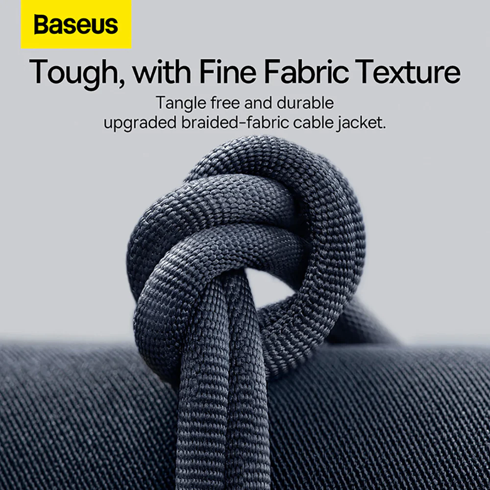 Baseus Crystal Shine Series Fast Charging Data Cable Type-C to iP 20W 1.2m Black - Image 3