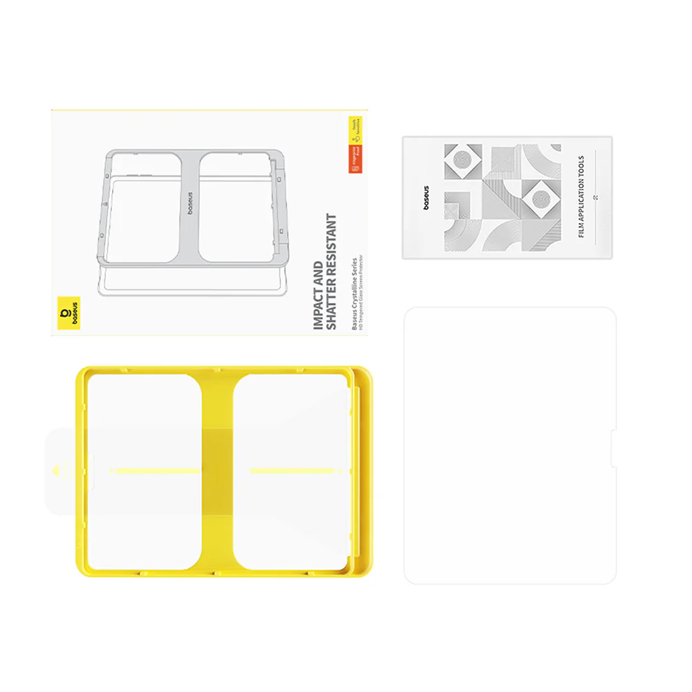 Baseus Crystalline Series HD Tempered Glass Screen Protector for iPad Pro 11-inch - Clear - Image 2