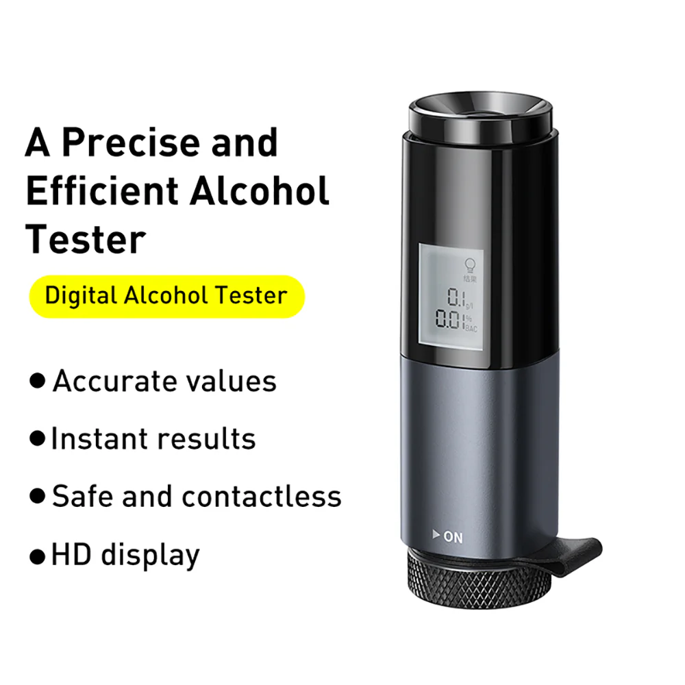 Baseus Digital Alcohol Tester - Black - Image 2