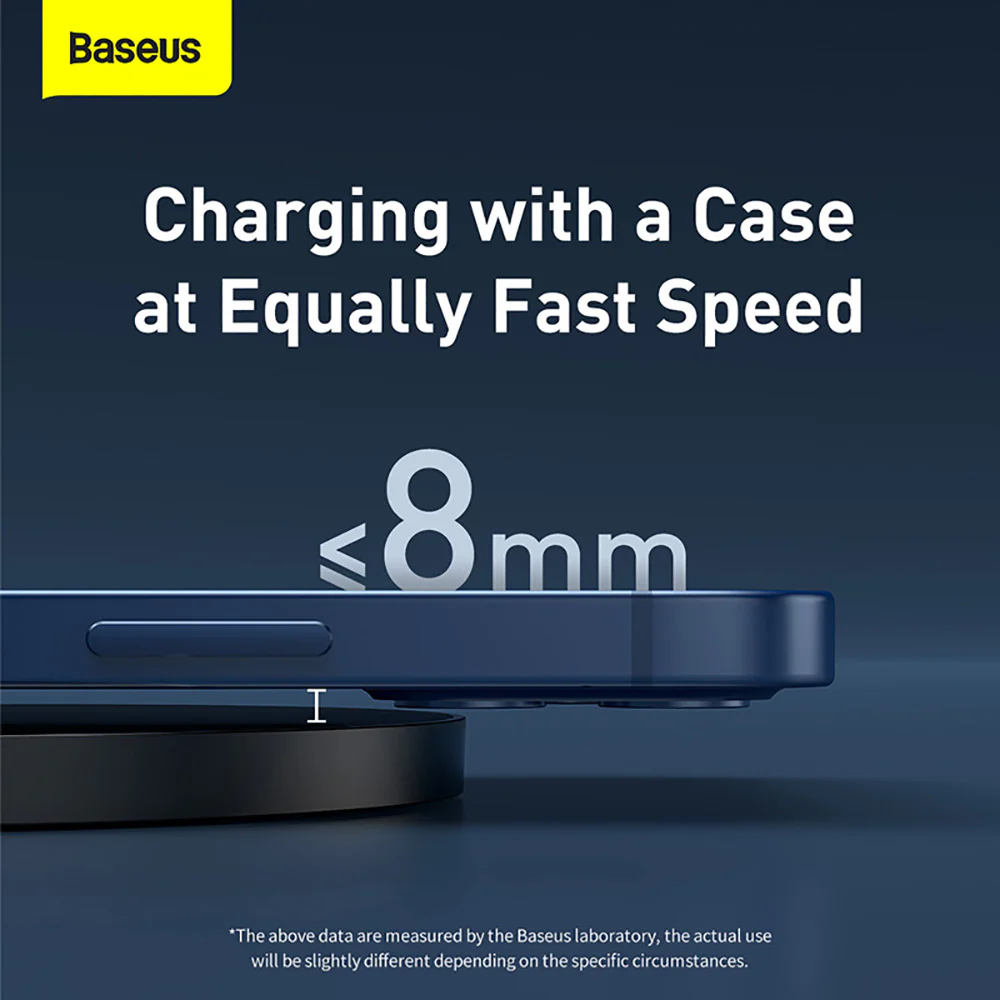 Baseus Digital LED Display Gen 2 Wireless Charger 15W - Black - Image 5