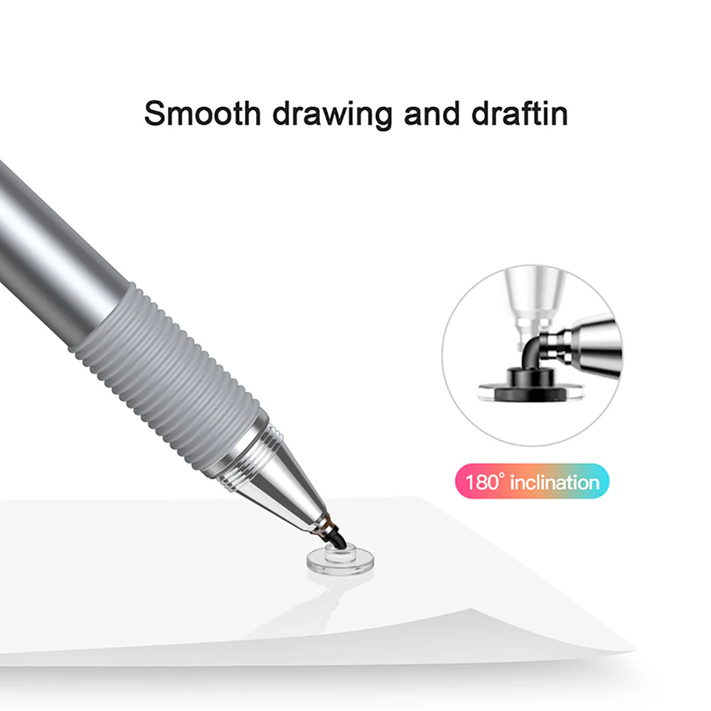 Baseus Dual-Purpose Touch and Ballpoint Pen - Black - Image 2