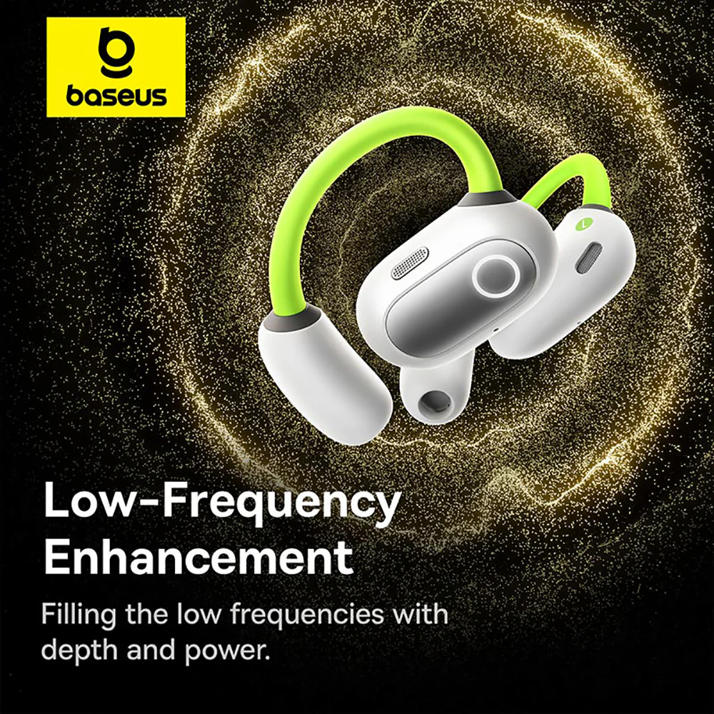 Baseus Eli Sport 1 Open-Ear TWS Earbuds - Aurora Green - Image 5
