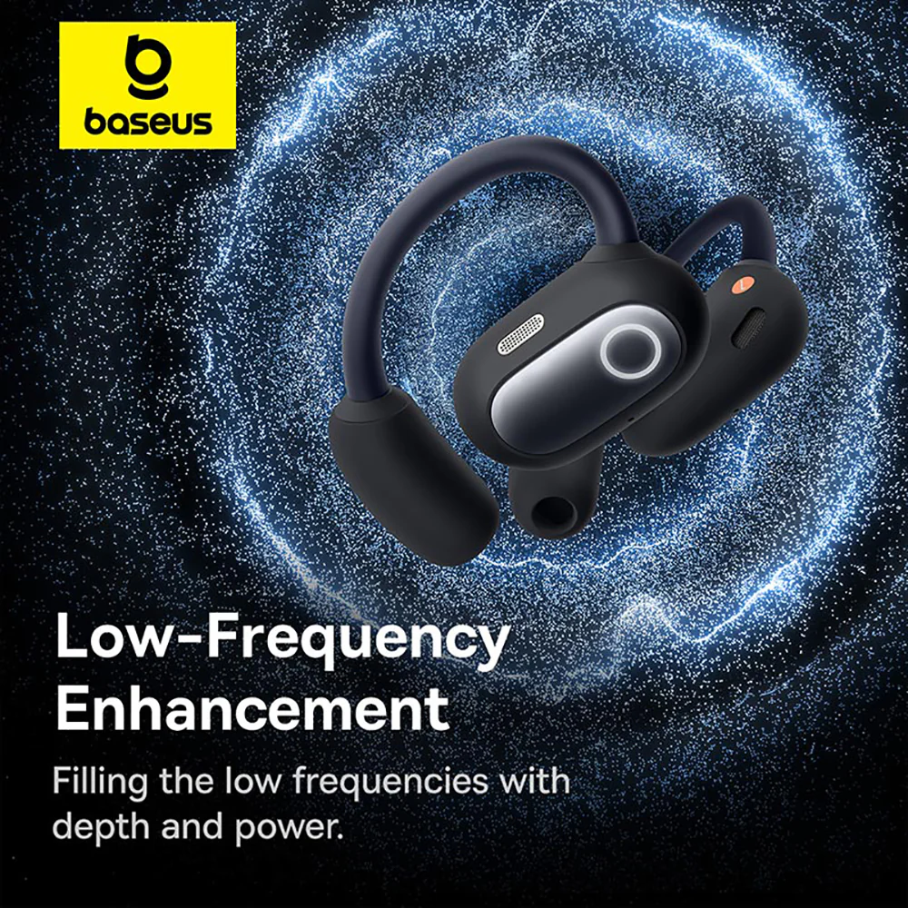 Baseus Eli Sport 1 Open-Ear TWS Earbuds - Starry Black - Image 4