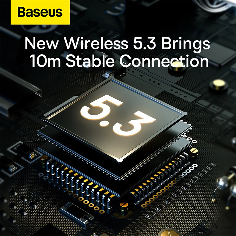 Baseus Encok D02 Pro Wireless Headphones - Black - Image 3