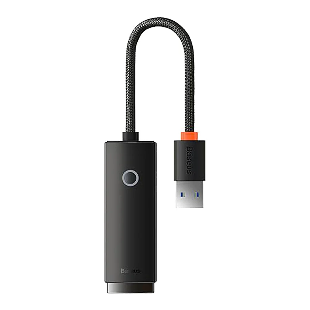 Baseus Enjoy Series Type-C to RJ45 Ethernet Adapter - 100Mbps, Black