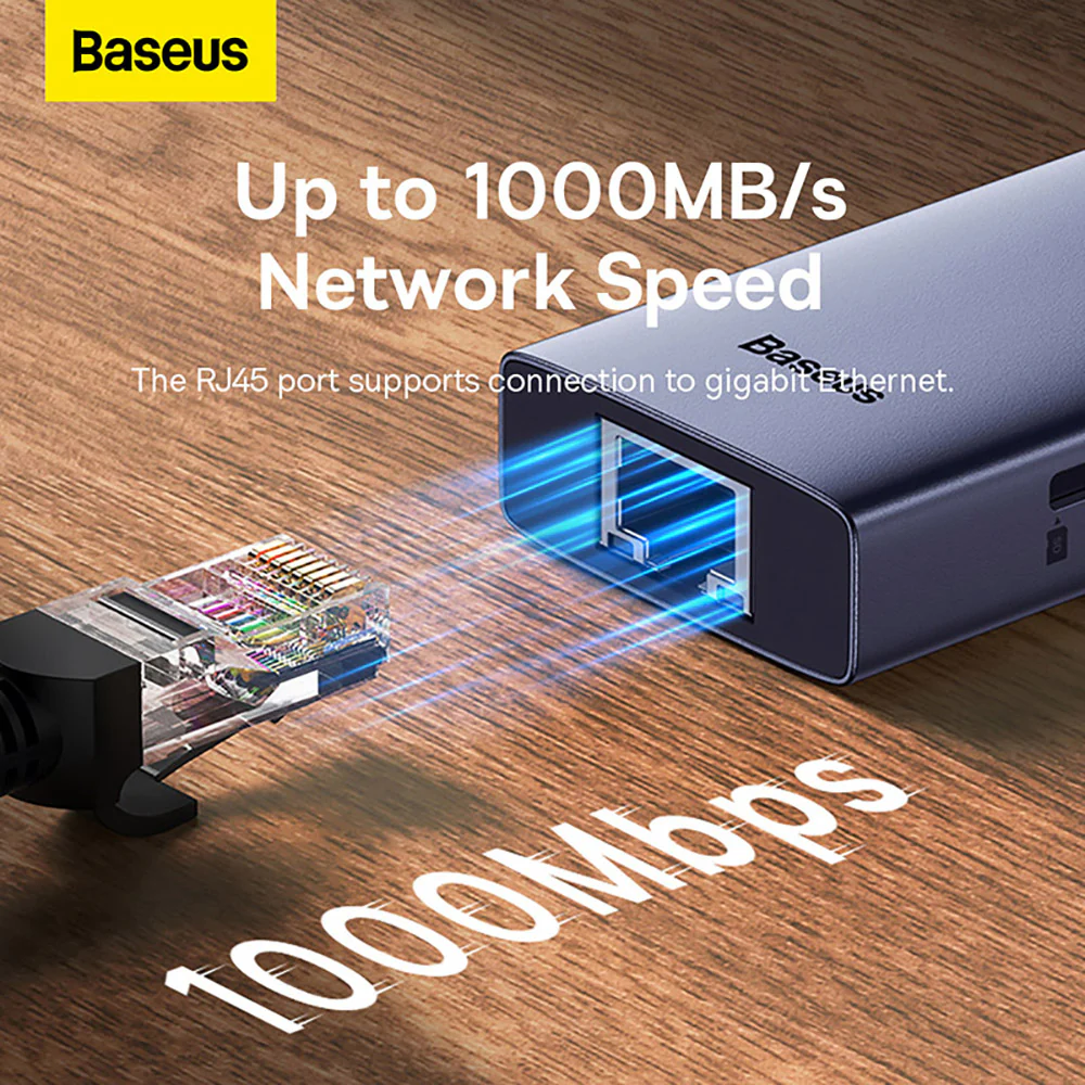 Baseus Flite Series 4-in-1 HUB - Space Gray - Image 3