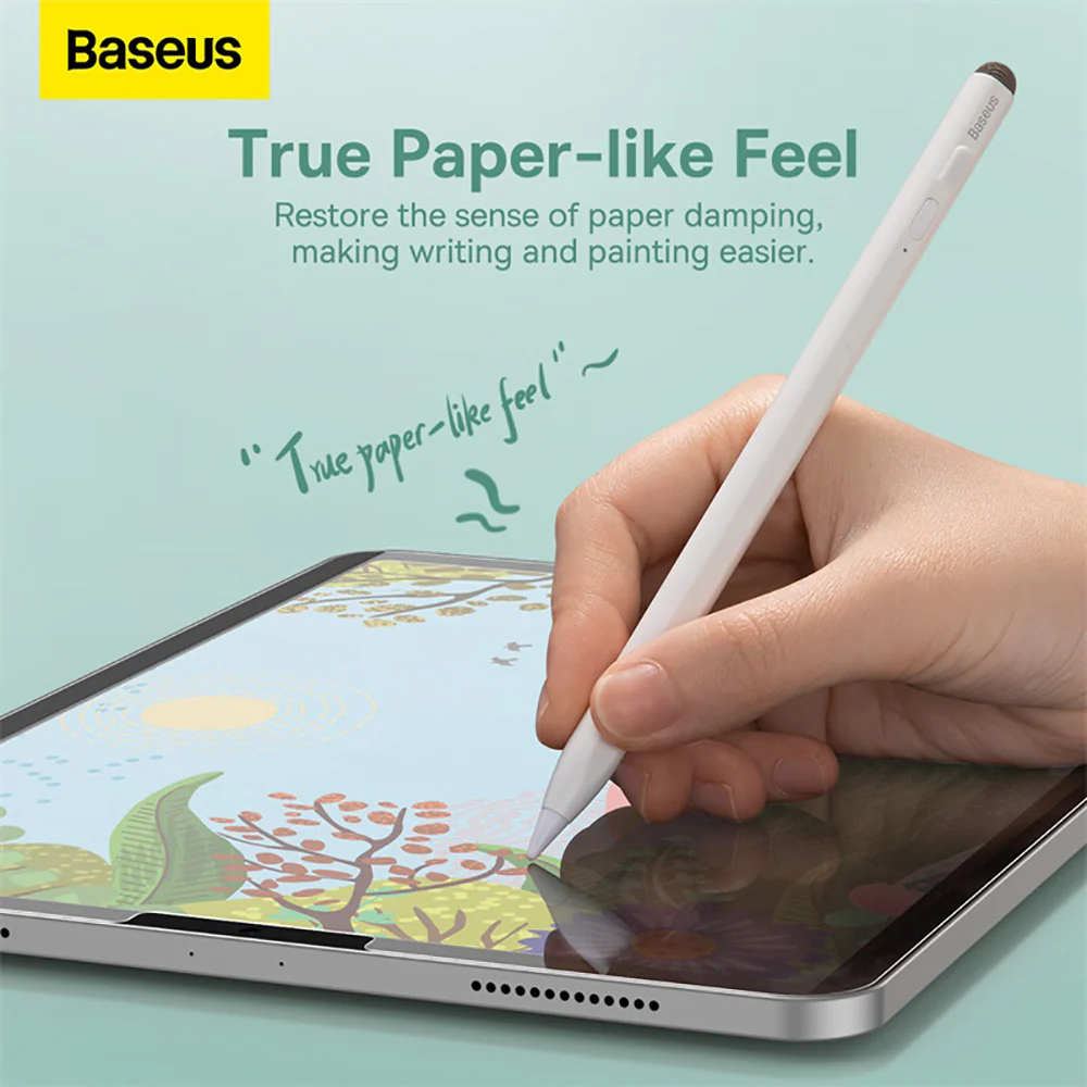 Baseus Full-Cover Vacuum Suction Paper-like Screen Protector - Transparent - Image 4