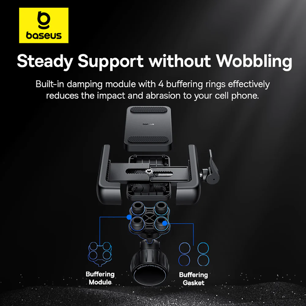 Baseus GoTrip Cycling Mount Tail Clip Version - Starry Black - Image 3