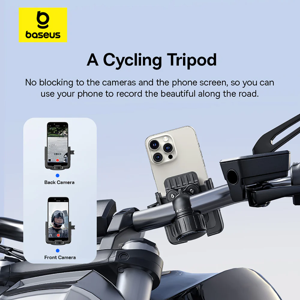 Baseus GoTrip Cycling Mount Tail Clip Version - Starry Black - Image 5