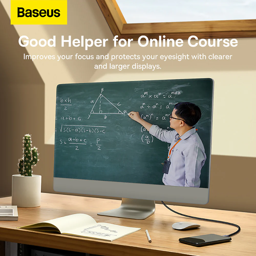 Baseus Graphene Type-C to HDMI 4K Adapter Cable - 3m Black - Image 4