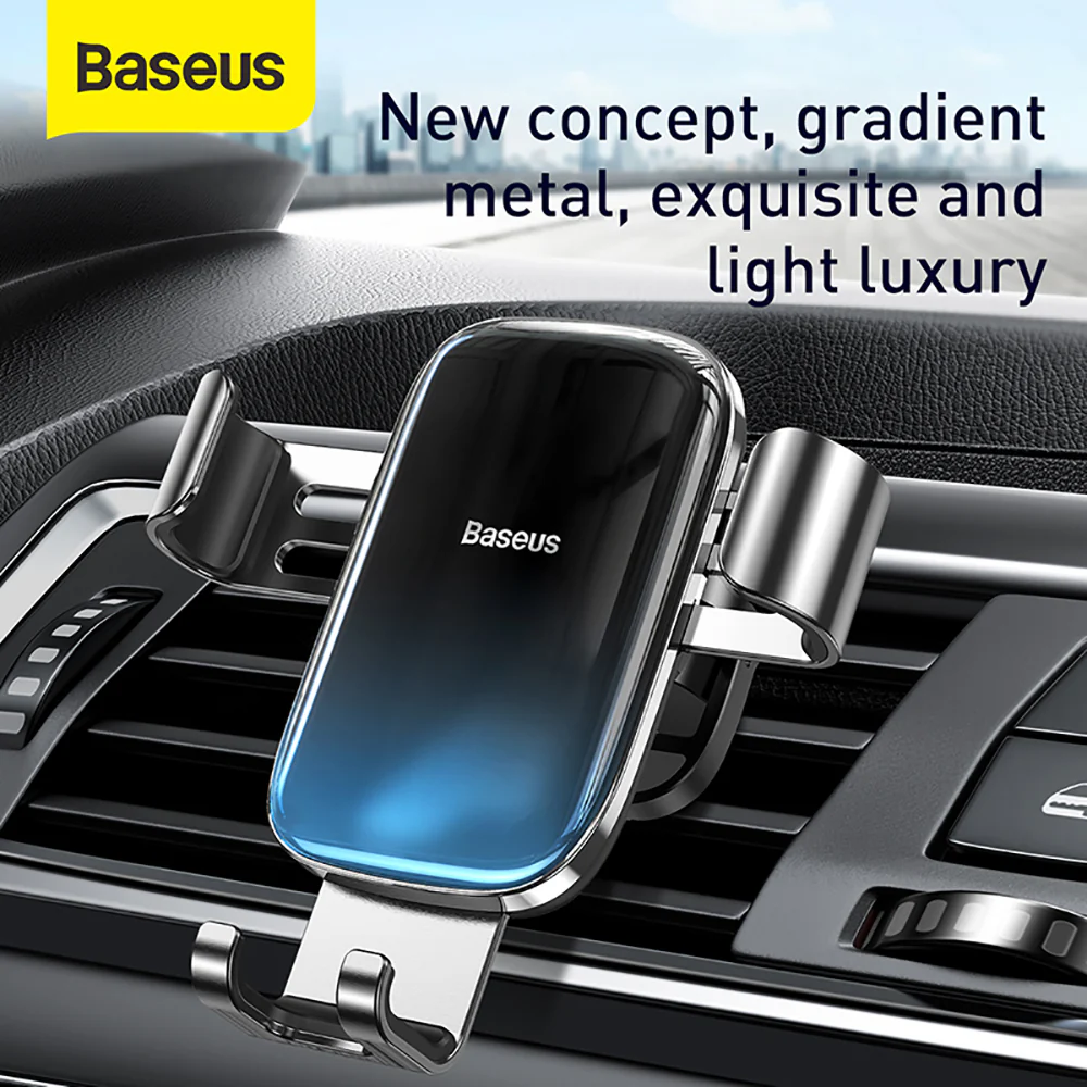 Baseus Gravity Car Mount - Midnight Black - Image 2
